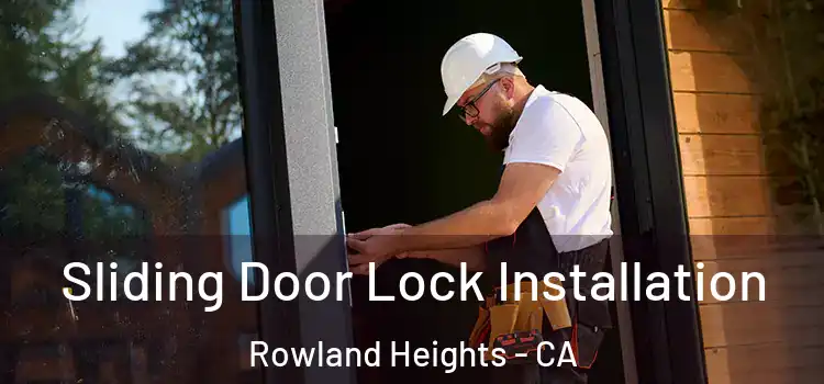 Sliding Door Lock Installation Rowland Heights - CA