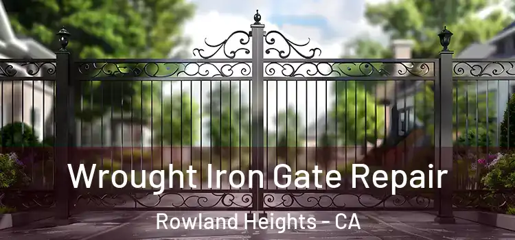 Wrought Iron Gate Repair Rowland Heights - CA